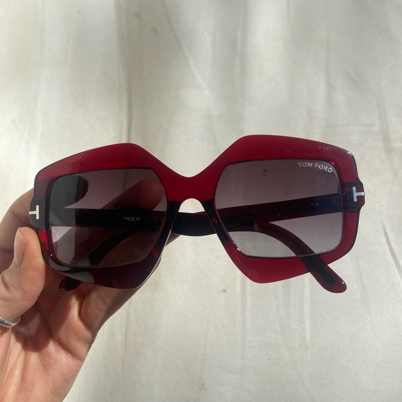 Tom Ford Accessories - Tom Ford Burgundy Women's Sunglasses